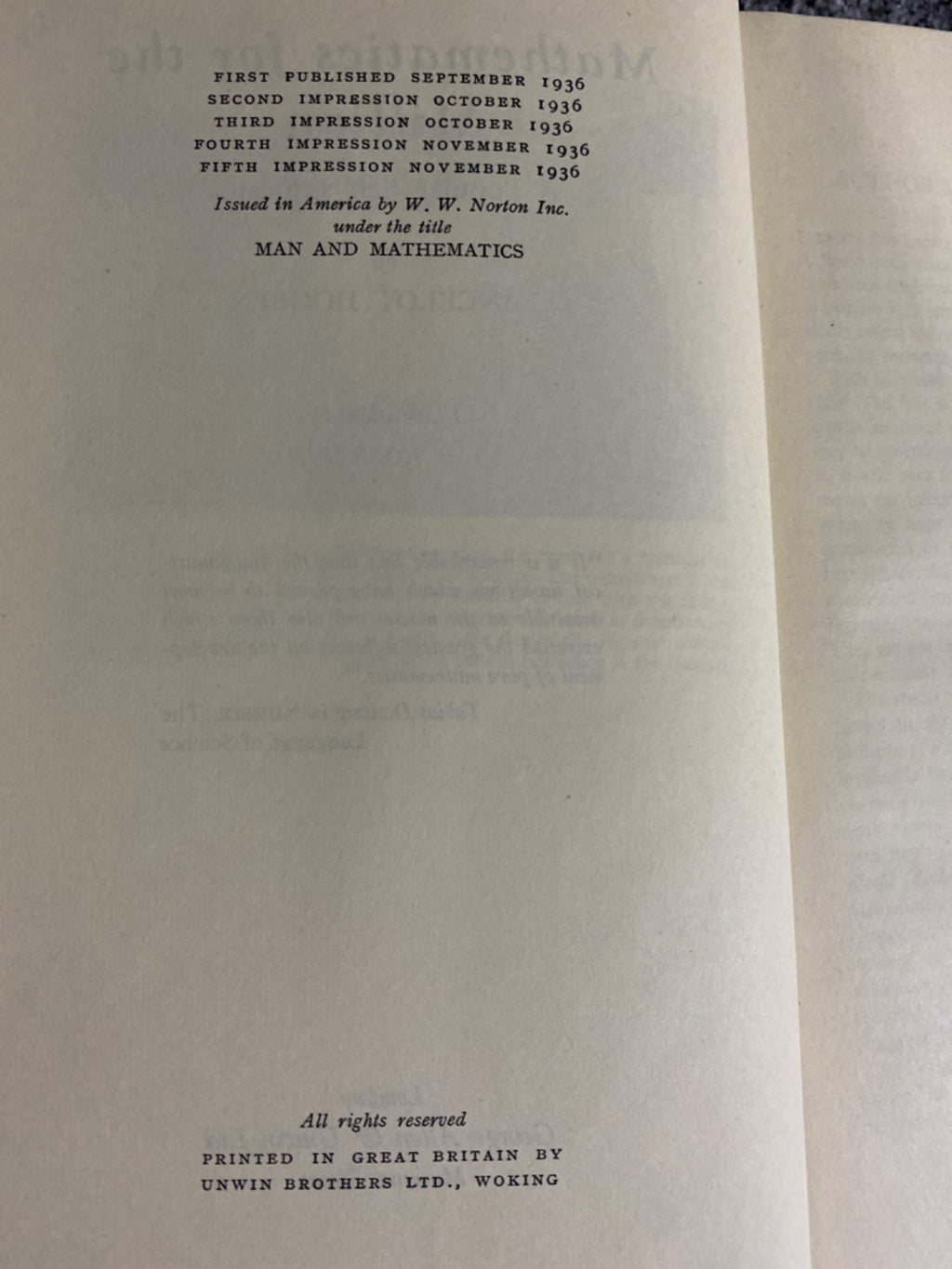 Mathematics for the Million - Lancelot Hogben
