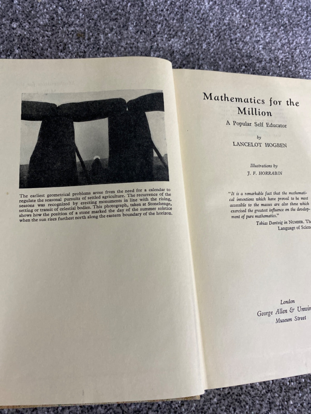 Mathematics for the Million - Lancelot Hogben
