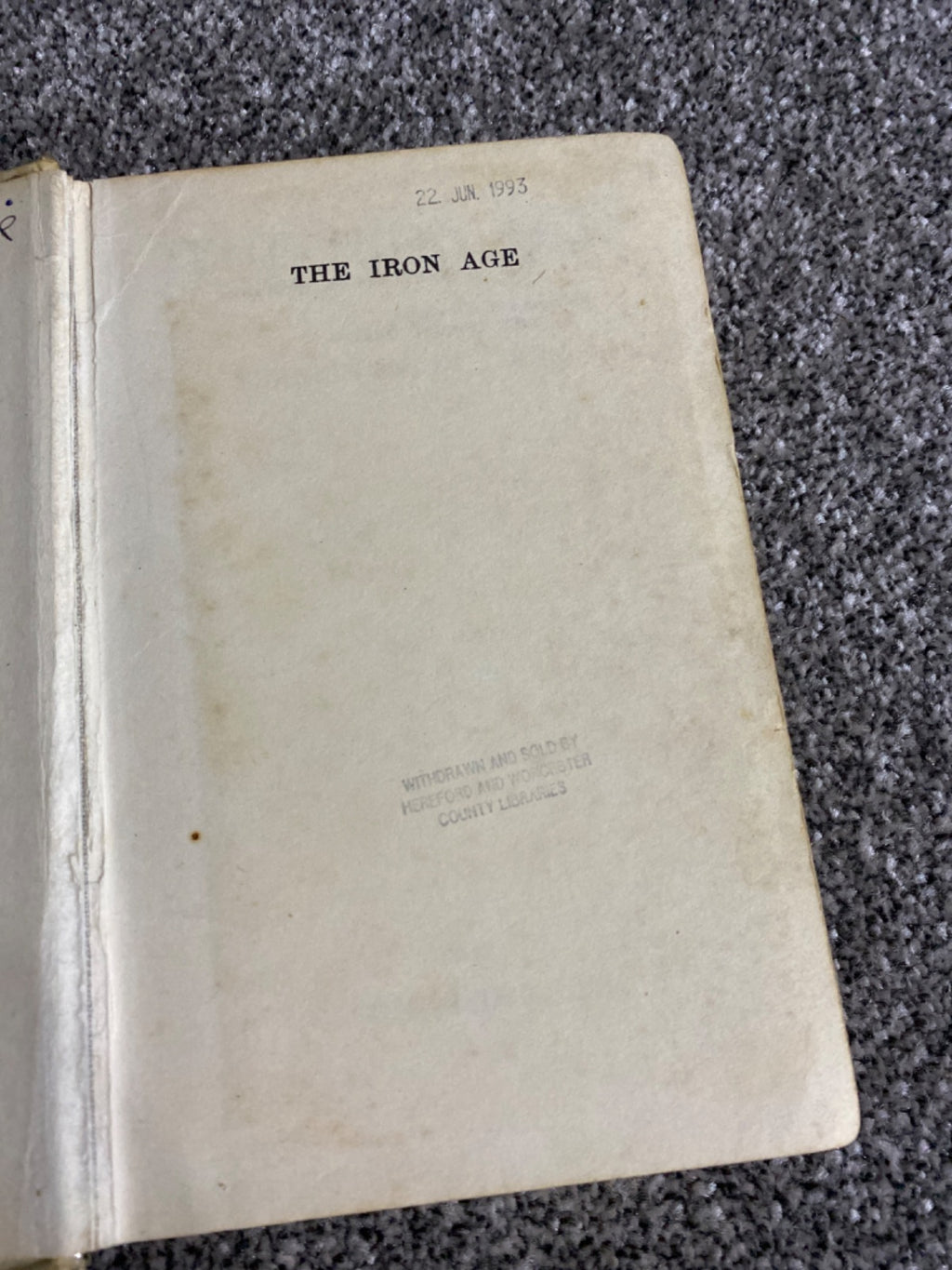 The Iron Age - Francis Brett Young