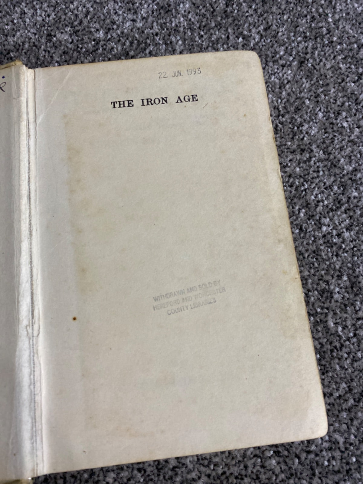 The Iron Age - Francis Brett Young