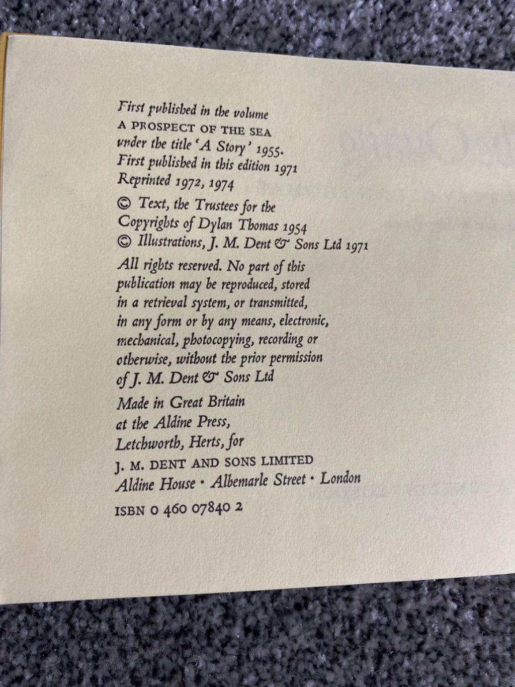 The outing: a story - Dylan Thomas