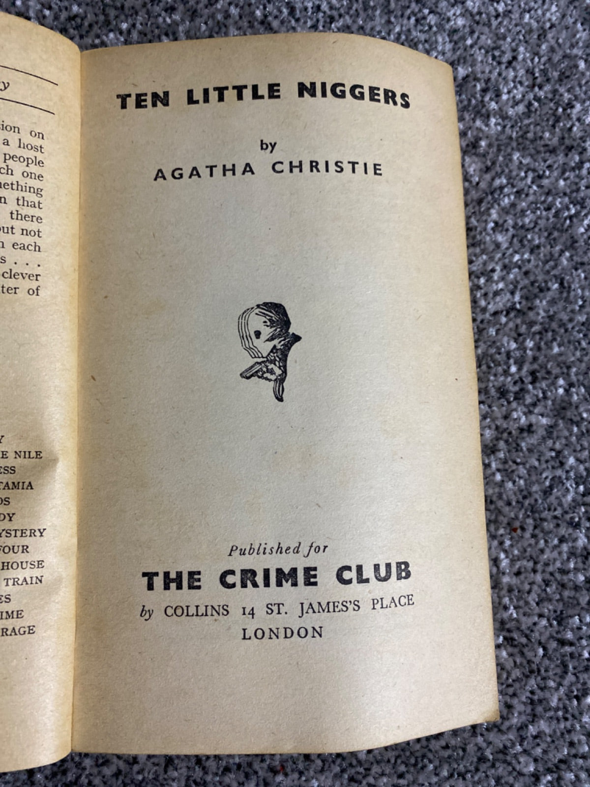 Ten Little Niggers - Agatha Christie