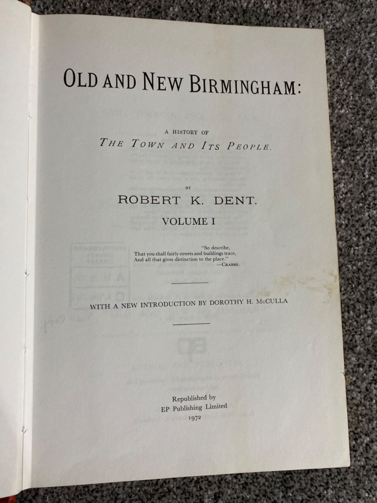 Old and New Birmingham - Robert K. Dent