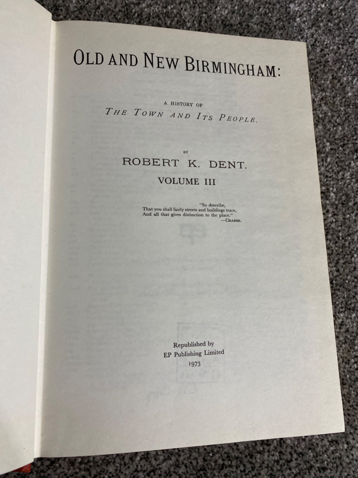 Old and New Birmingham - Robert K. Dent