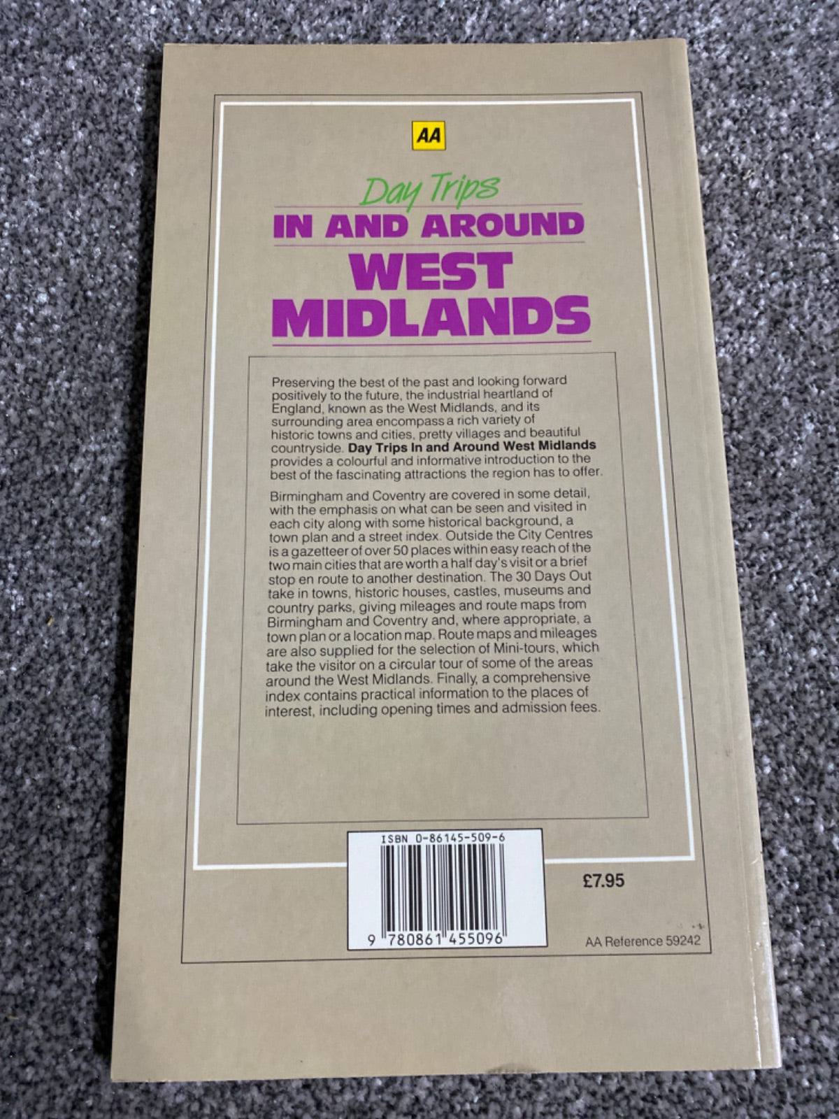 Aa West Midlands Day Trips - Automobile Association (Great Britain)
