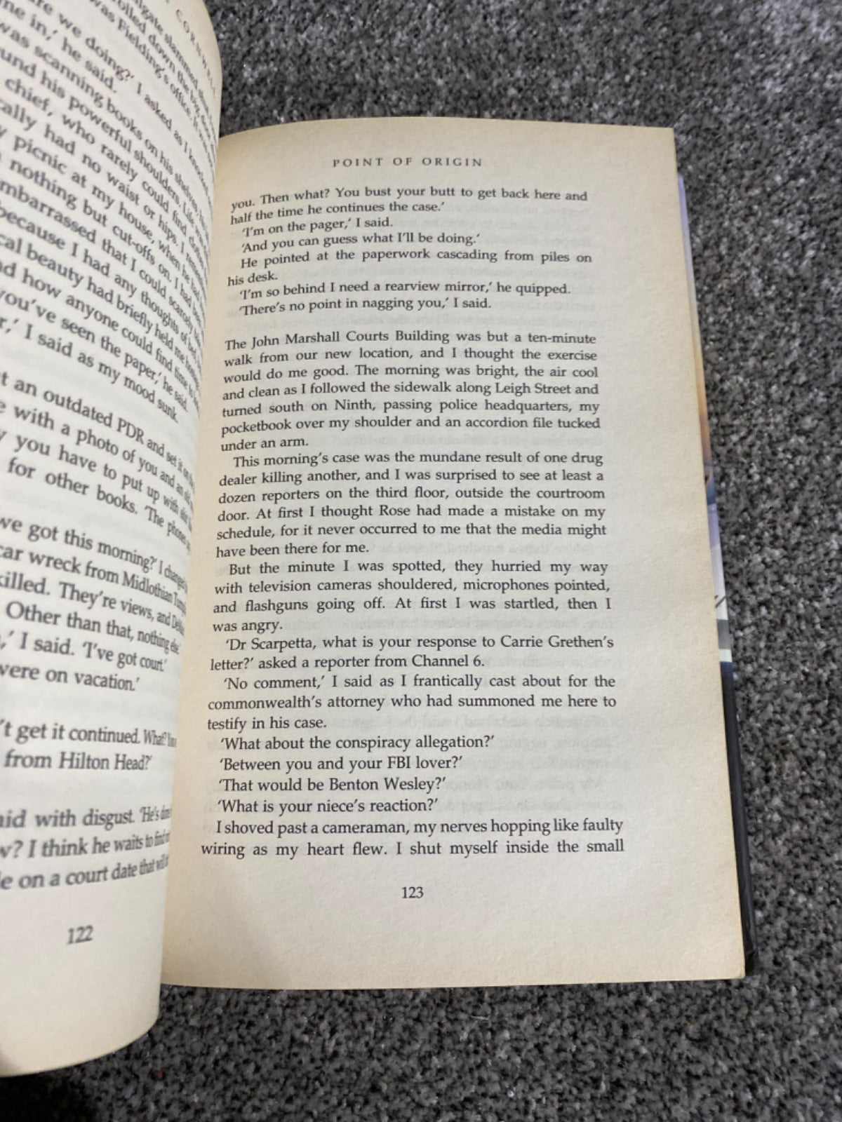 Point of origin - Patricia Cornwell