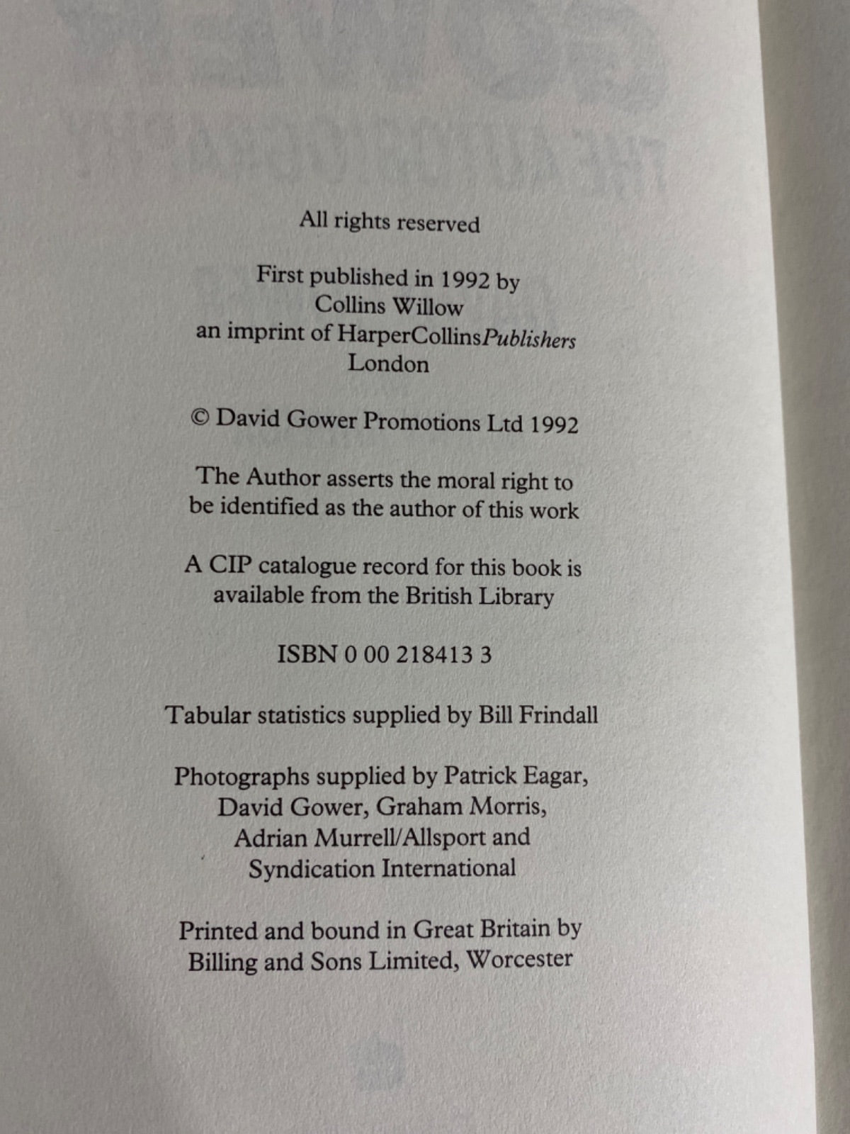 Gower: the autobiography - David Gower, Martin Johnson