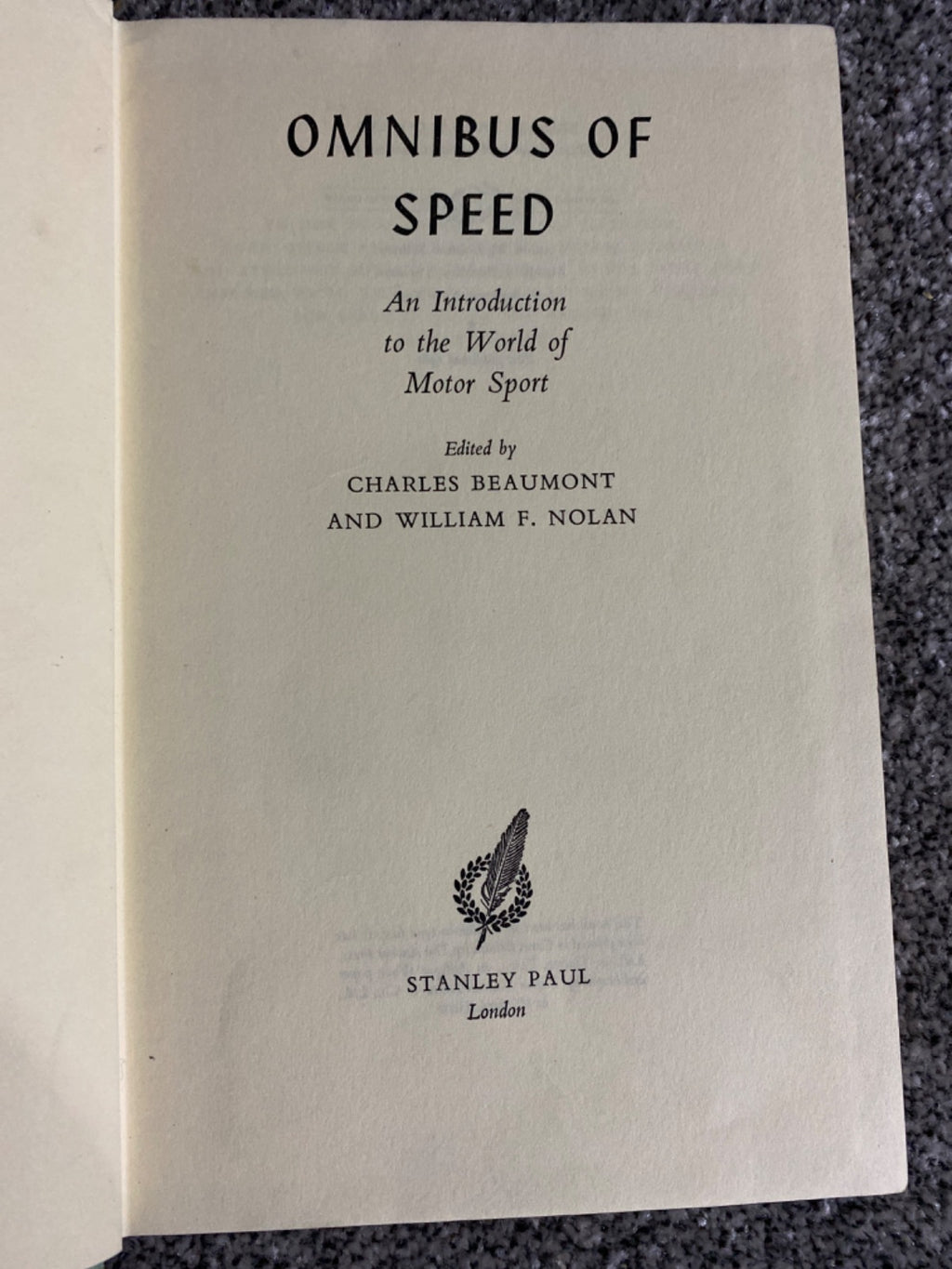Omnibus of Speed