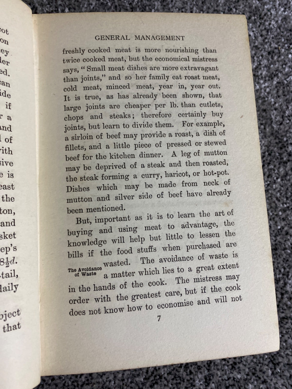 Ten Shillings a Head per Week for House Books - Mrs. C. S. Peel