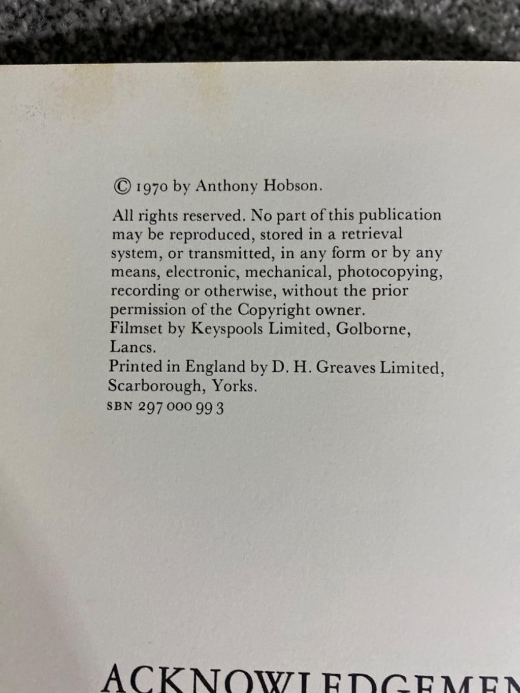 Great Libraries - Anthony Hobson