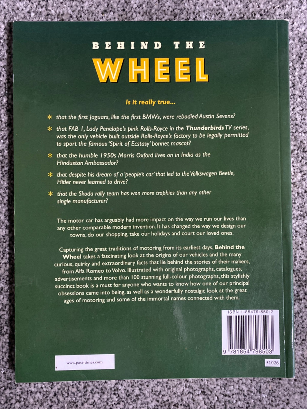Behind the Wheel - Michael J. Burgess