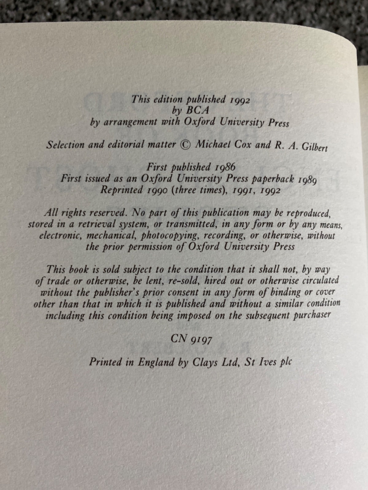 The Oxford Book of English Ghost Stories - Michael Cox, R. A. Gilbert