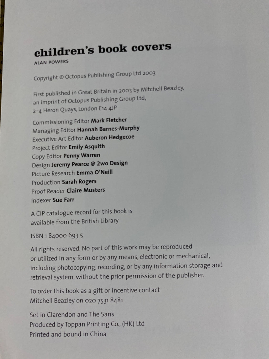 Children's book covers - Alan Powers