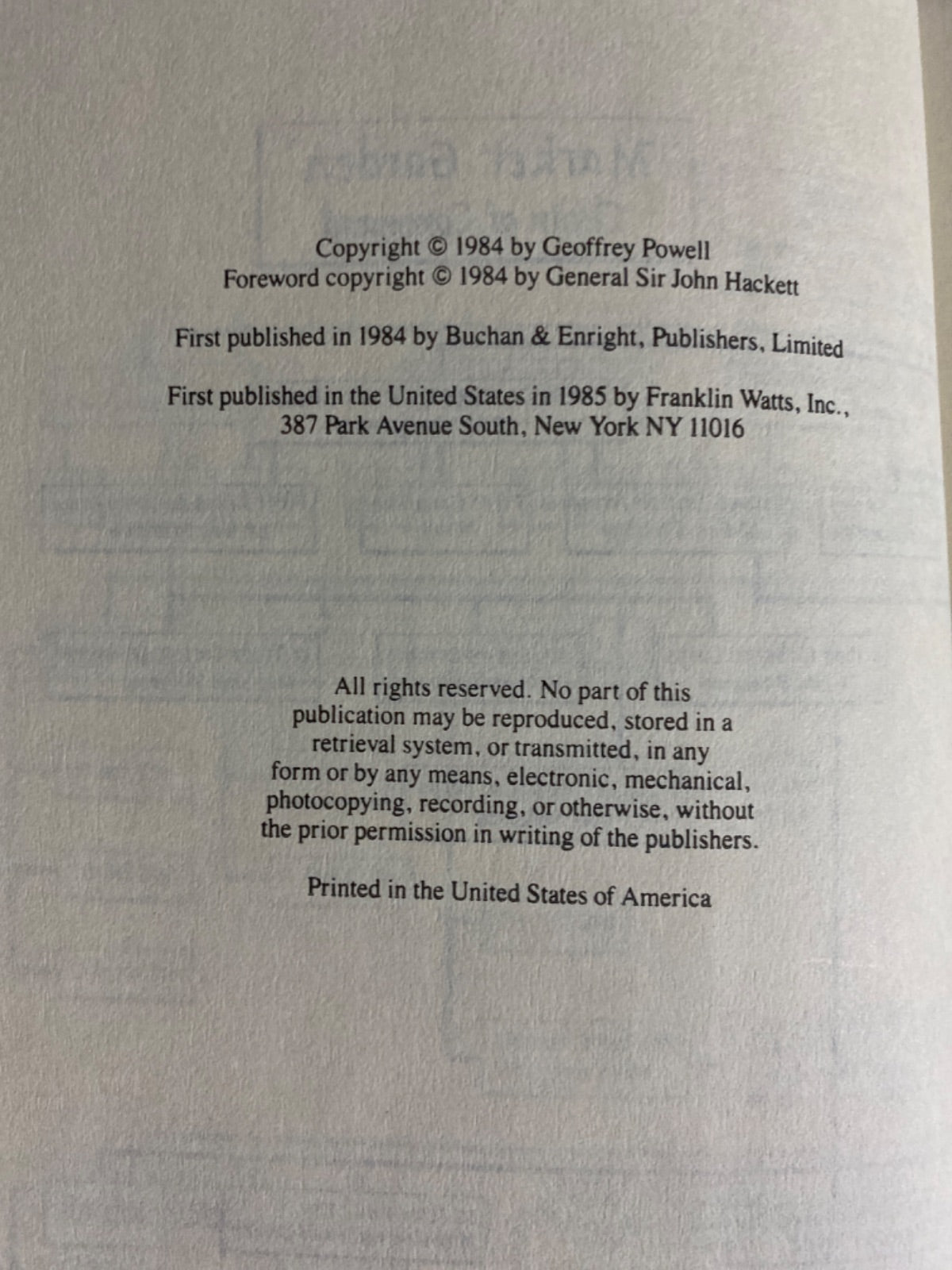The Devil's Birthday - Geoffrey Powell
