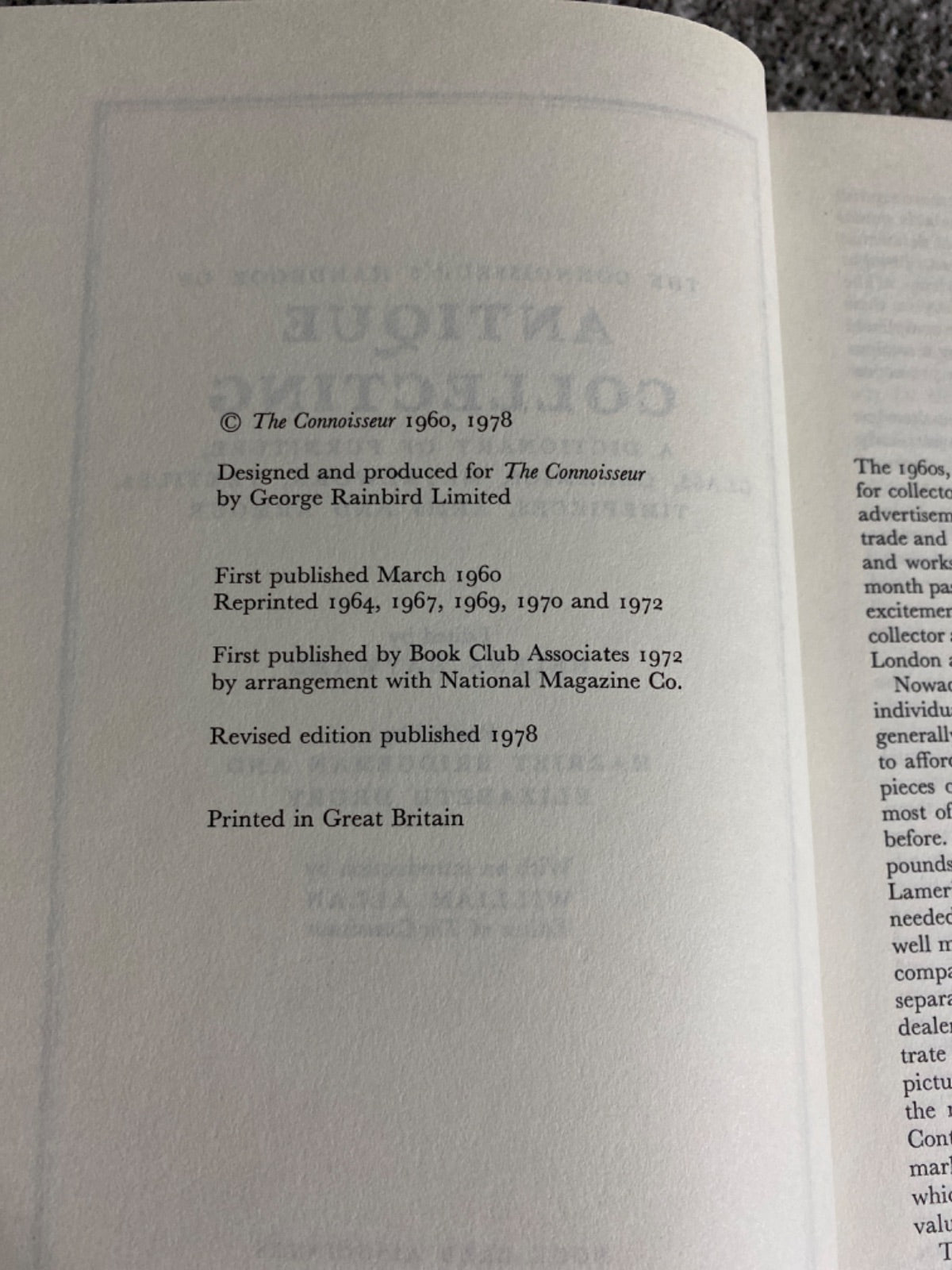 THE CONNOISSEUR'S HANDBOOK OF ANTIQUE COLLECTING - Helena Hayward