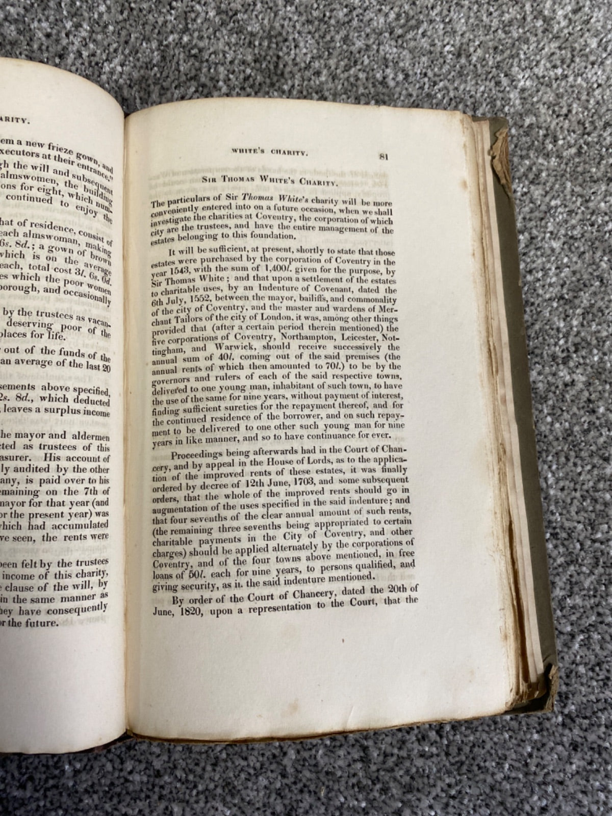 Report of His Majesty's Commissioners for Inquiring into the Public Charities of the Borough of Warwick