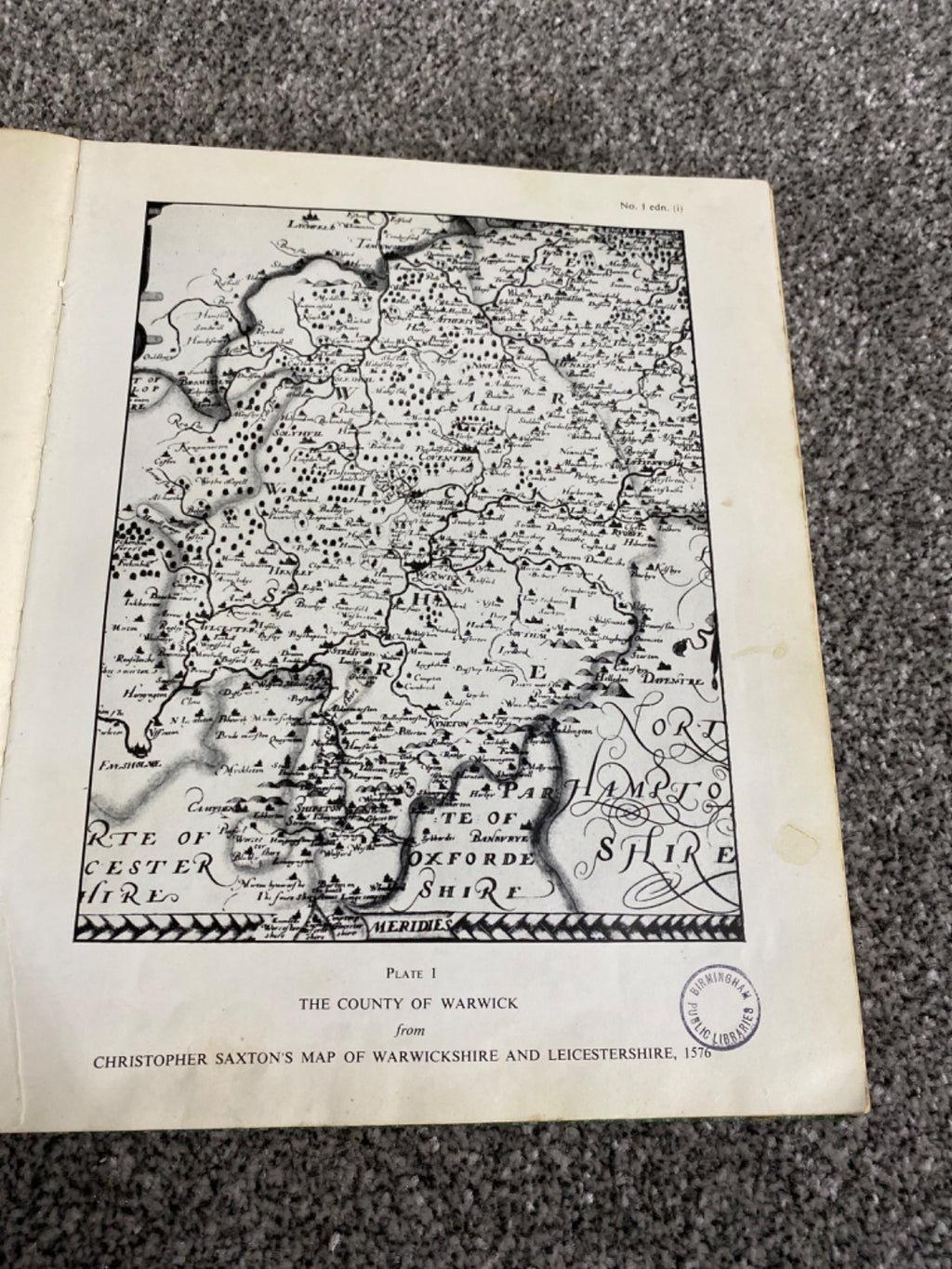 The Printed Maps of Warwickshire 1576-1900 - P. D. A. Harvey and Harry Thorpe