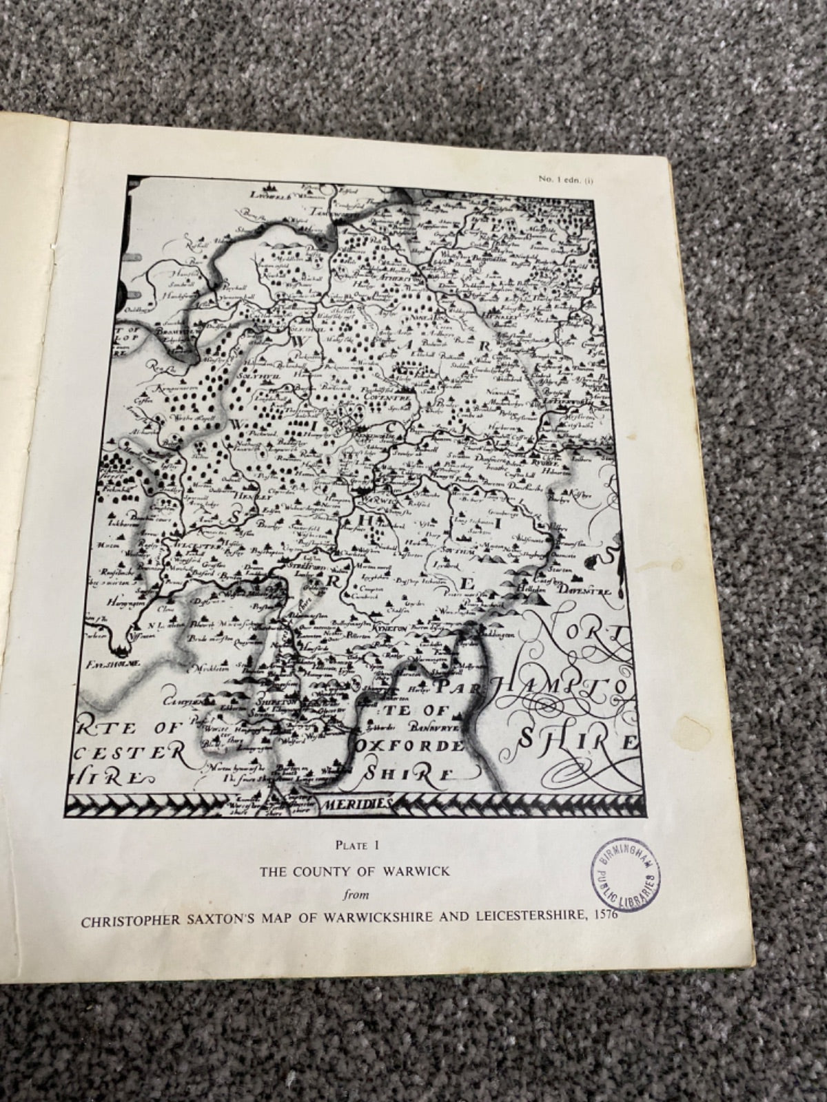 The Printed Maps of Warwickshire 1576-1900 - P. D. A. Harvey and Harry Thorpe