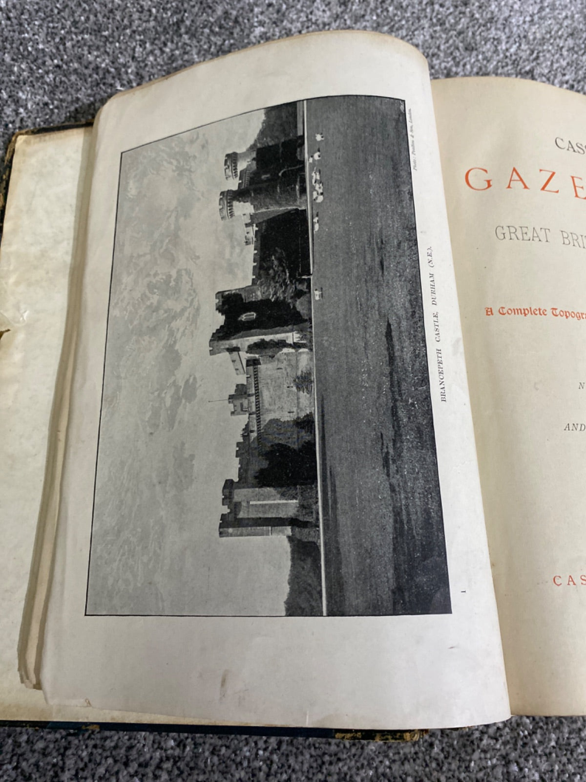 Cassell's Gazetteer of Great Britain and Ireland, being A Complete Topographical Dictionary of the United Kingdom