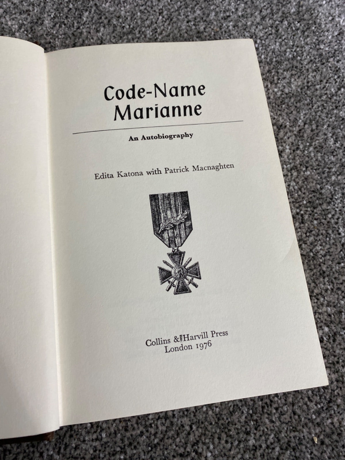 Cod.name Marianne: an autobiography - Edita Katona