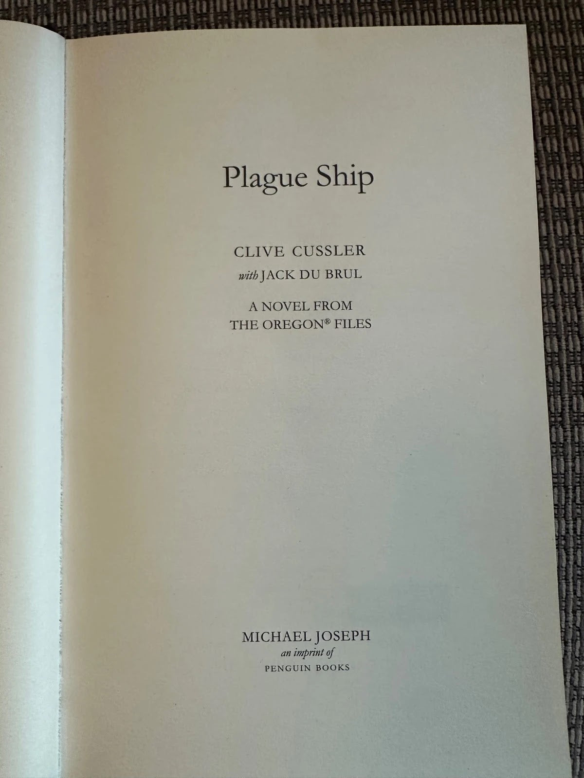 Plague Ship - Clive Cussler