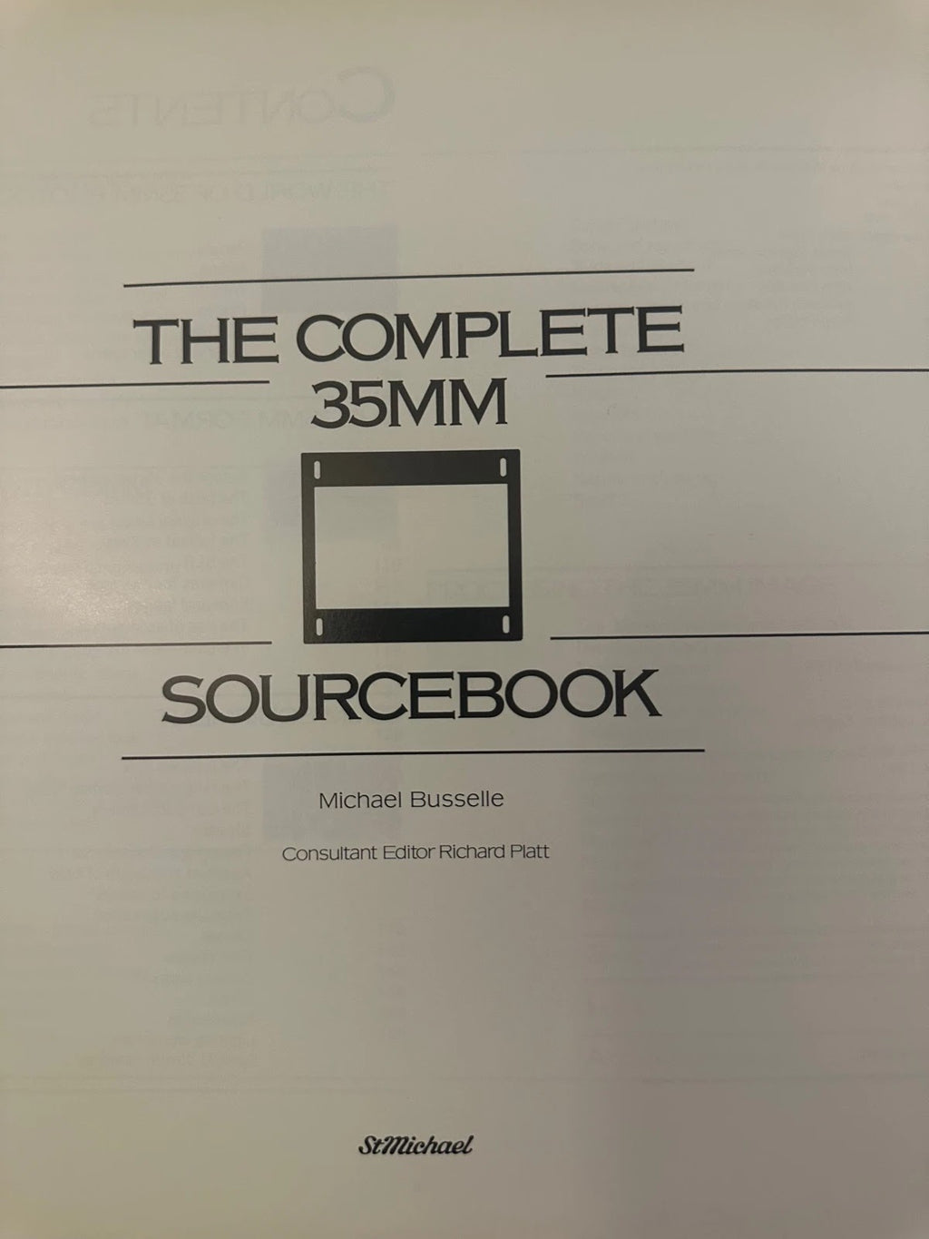 The Complete 35mm Source Book - Michelle Busselle