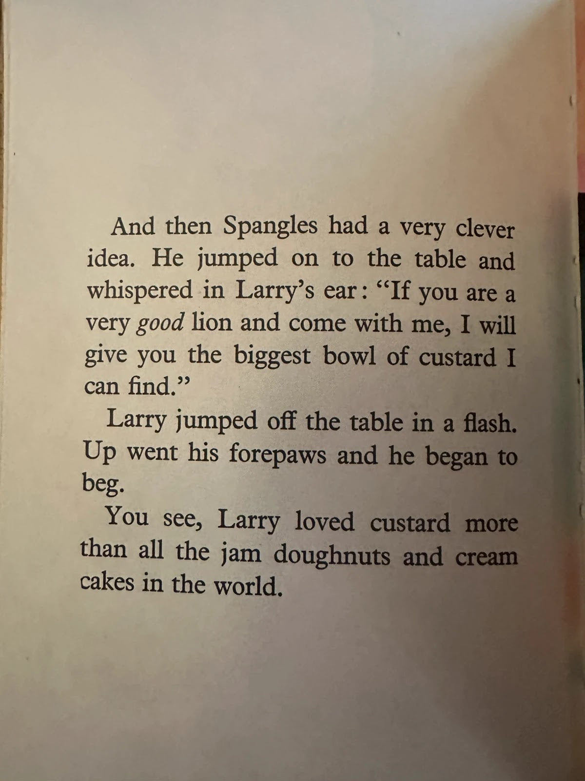 A Medal for Spangles