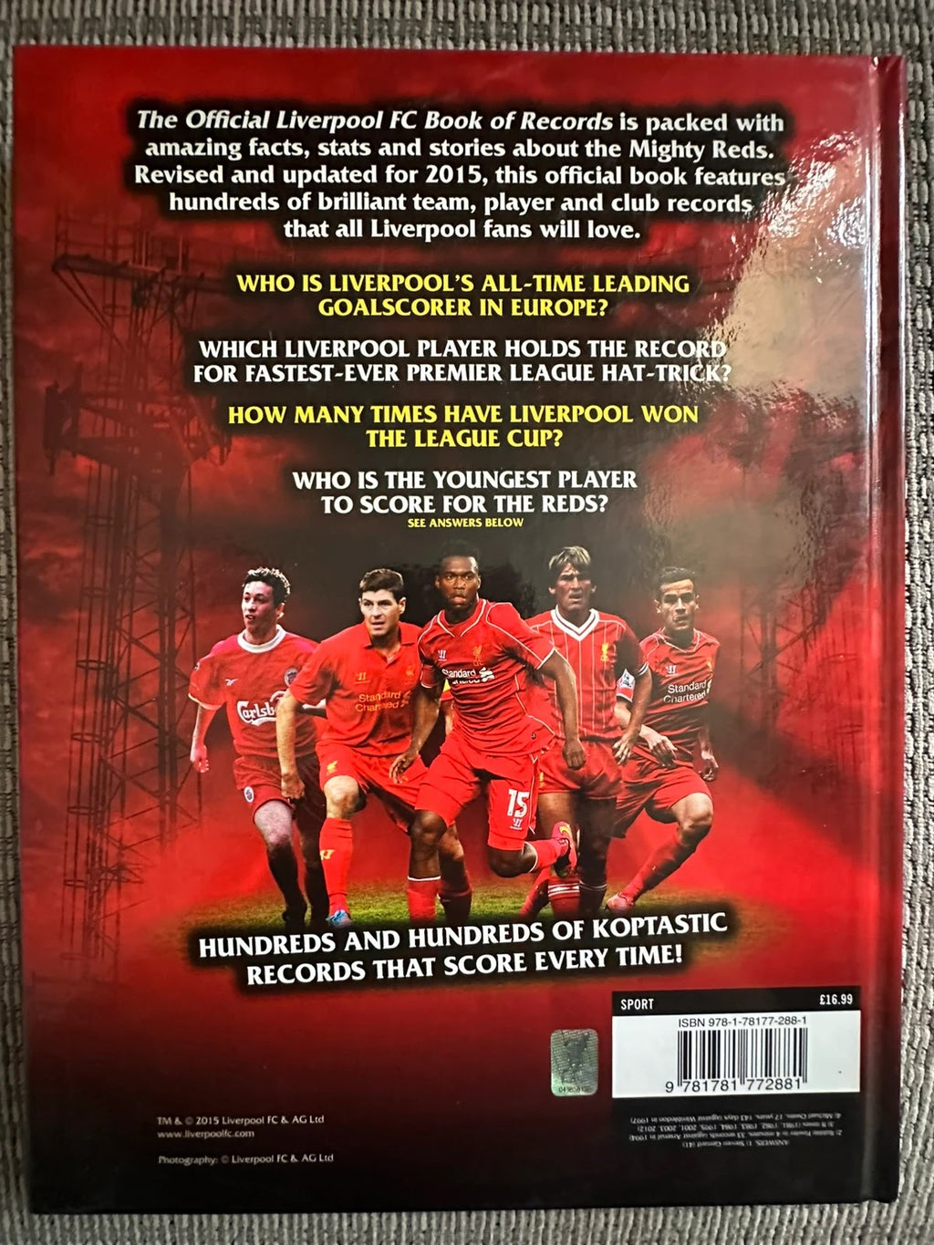 The Official Liverpool FC Book of Records