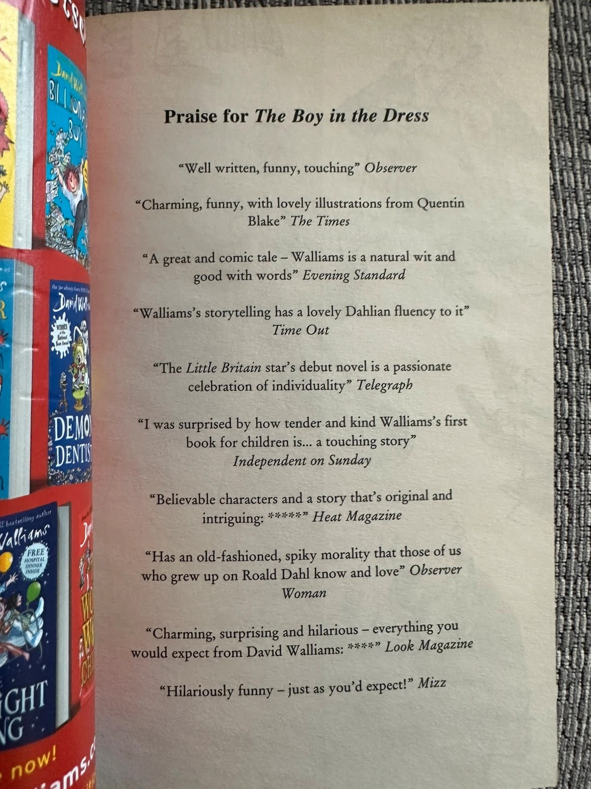 The Boy in the Dress - David Walliams