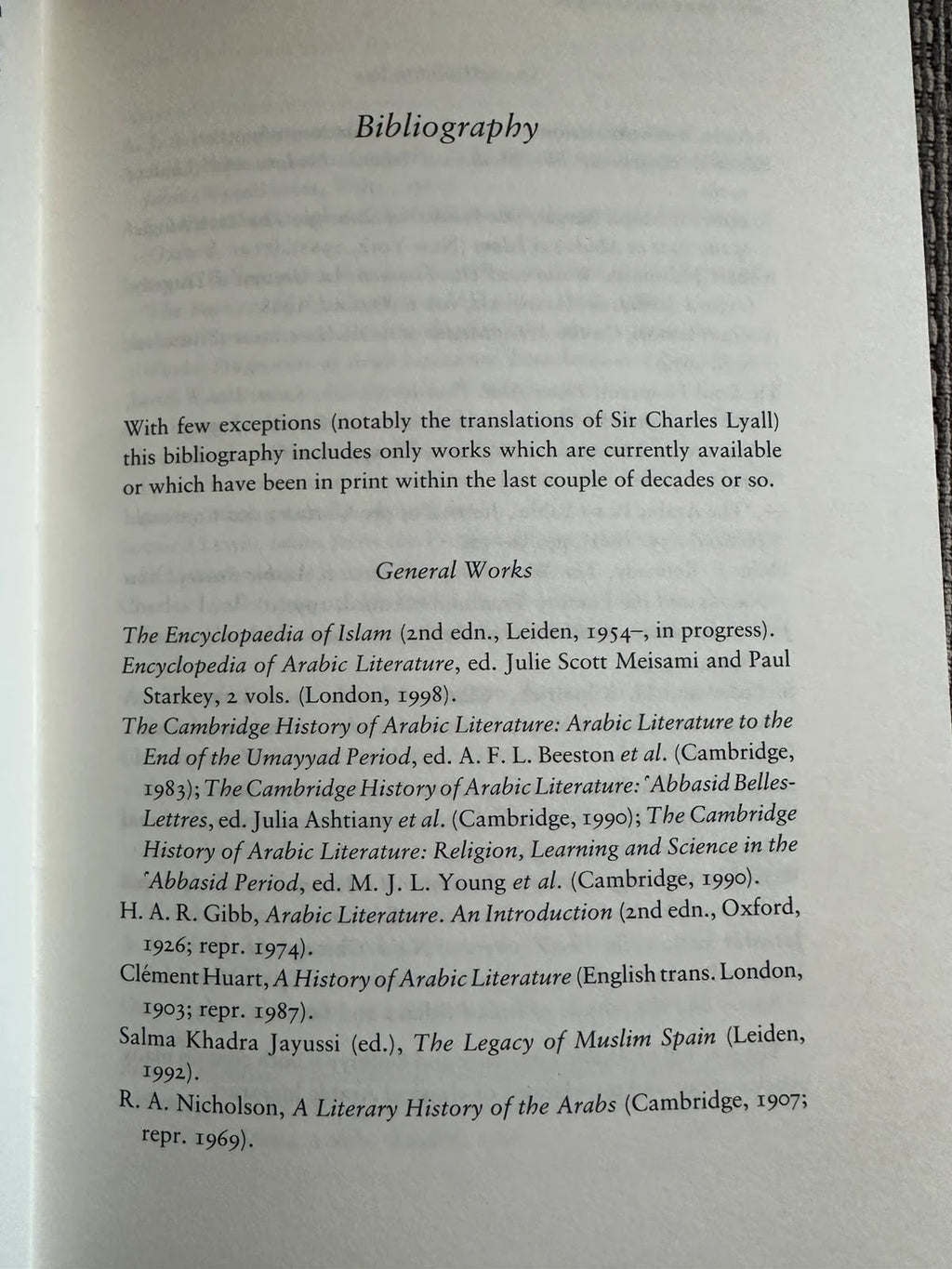 Night & Horses & The Desert: An Anthology of Classical Arabic Literature - Robert Irwin