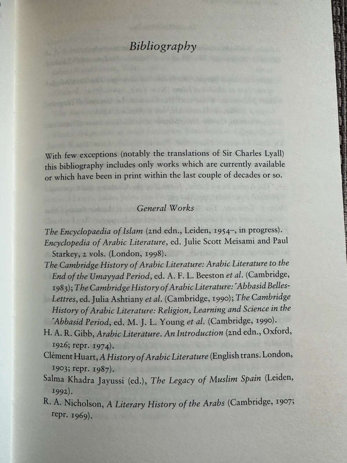 Night & Horses & The Desert: An Anthology of Classical Arabic Literature - Robert Irwin