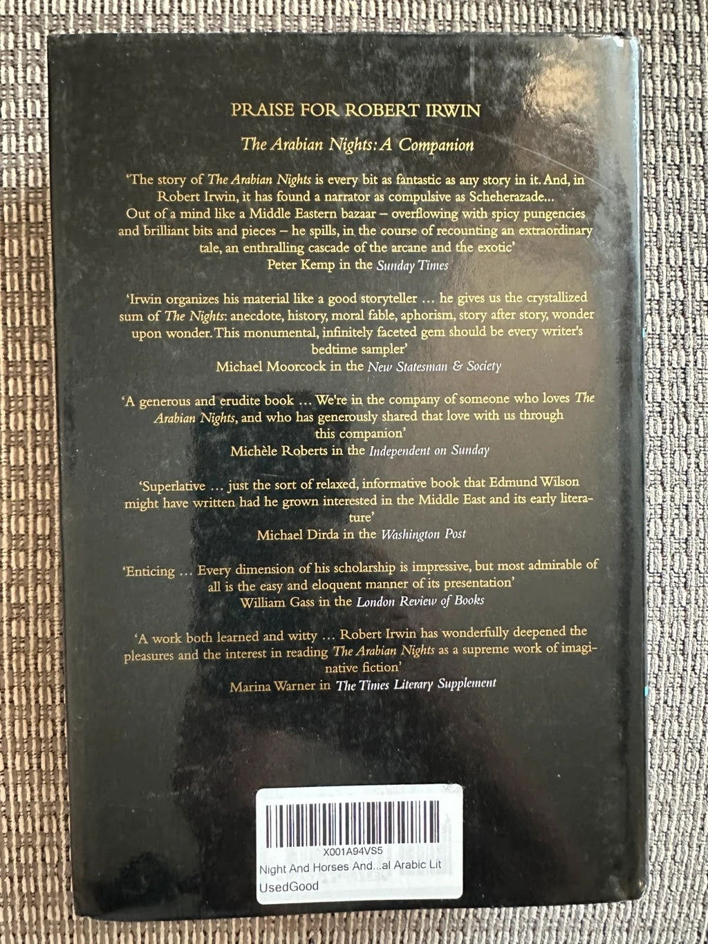 Night & Horses & The Desert: An Anthology of Classical Arabic Literature - Robert Irwin