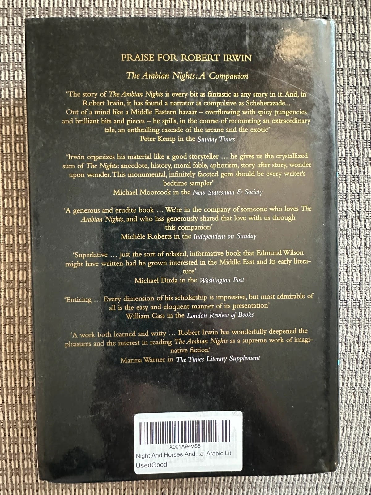 Night & Horses & The Desert: An Anthology of Classical Arabic Literature - Robert Irwin