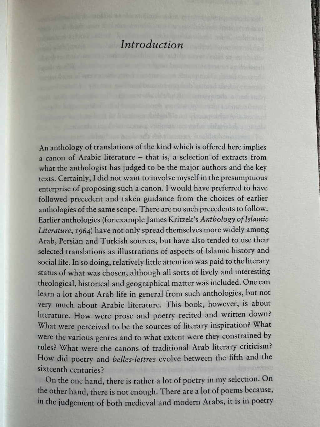 Night & Horses & The Desert: An Anthology of Classical Arabic Literature - Robert Irwin