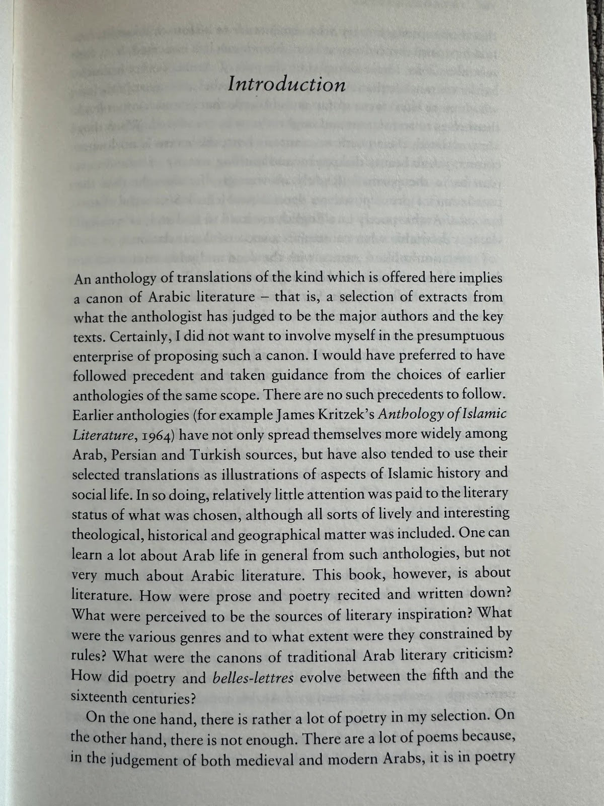 Night & Horses & The Desert: An Anthology of Classical Arabic Literature - Robert Irwin