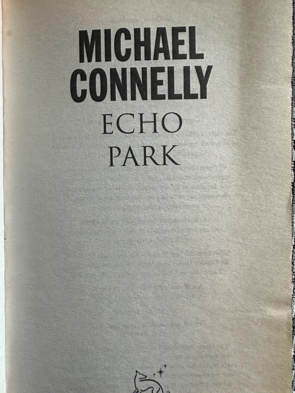 Echo Park - Michael Connelly