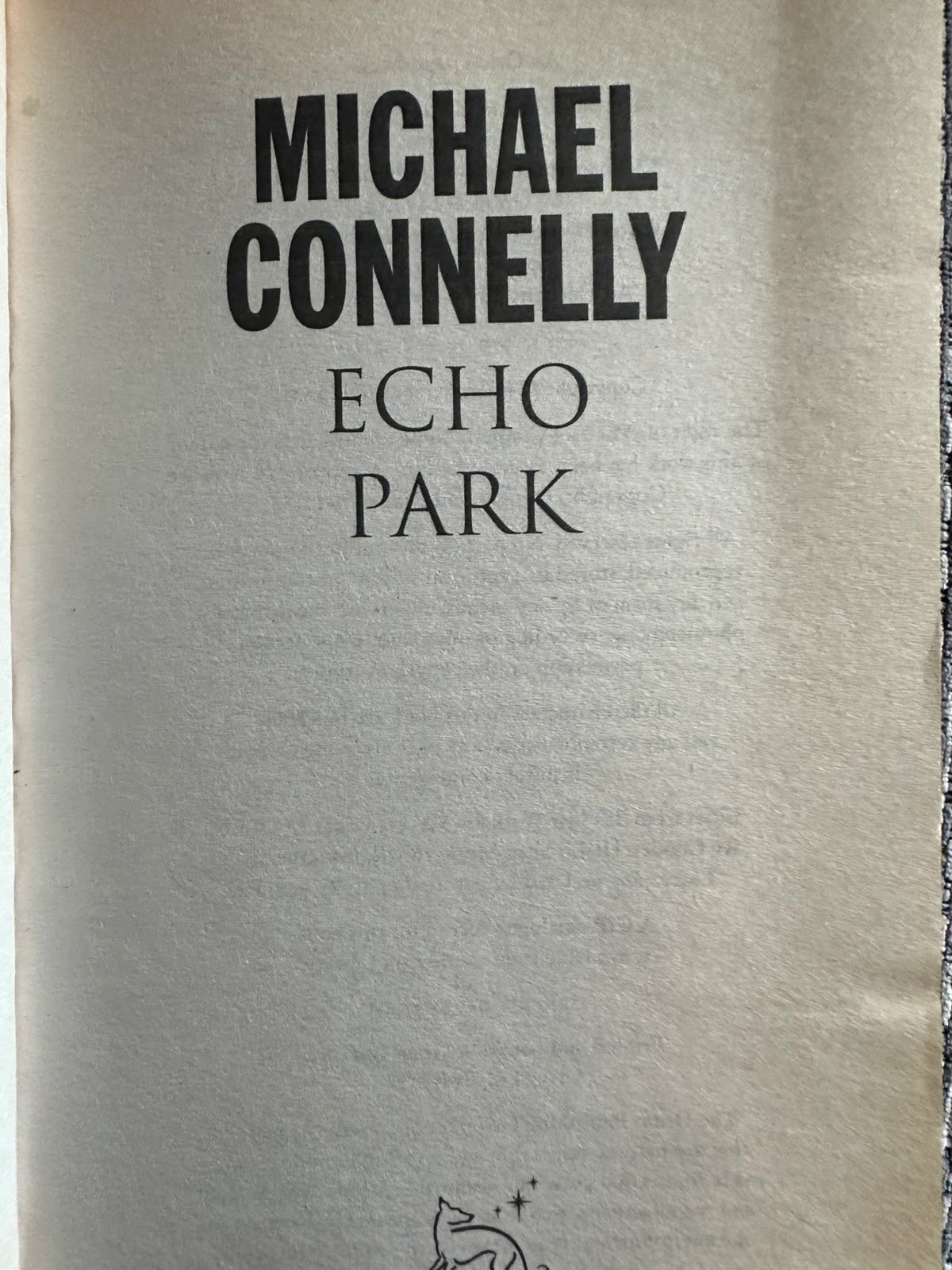 Echo Park - Michael Connelly