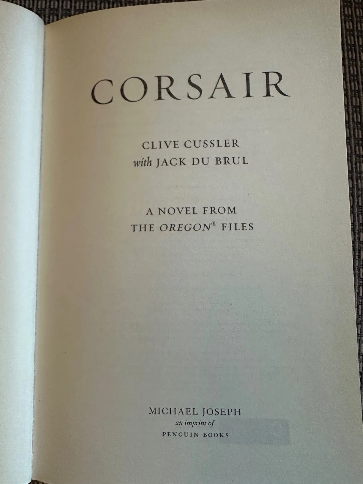 Corsair - Clive Cussler with Jack Du Brul