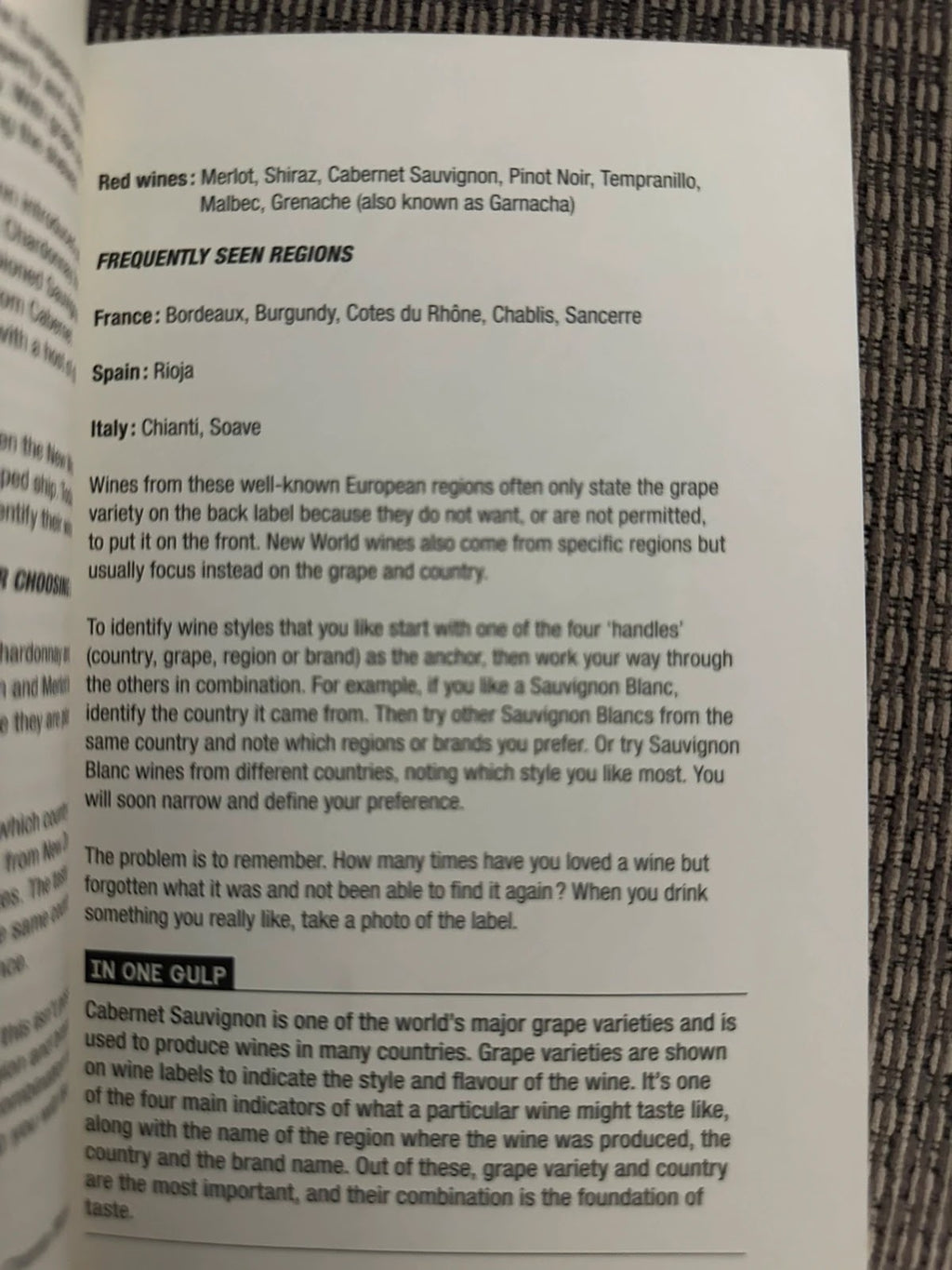 Your Wine Questions Answered Wine Guide Book - Jerry Lockspeiser