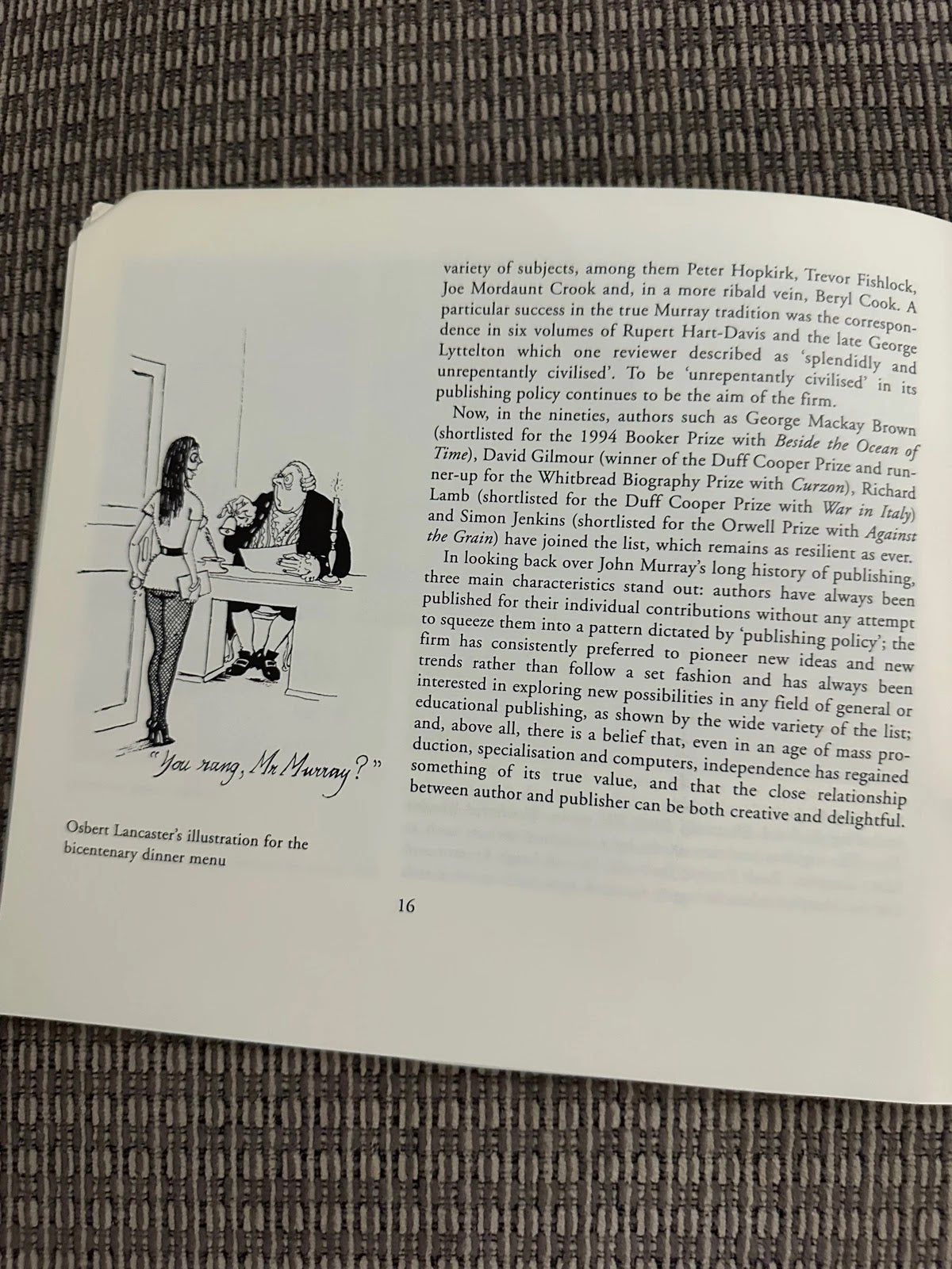 A Gentleman Publisher's Commonplace Book - John G. Murray