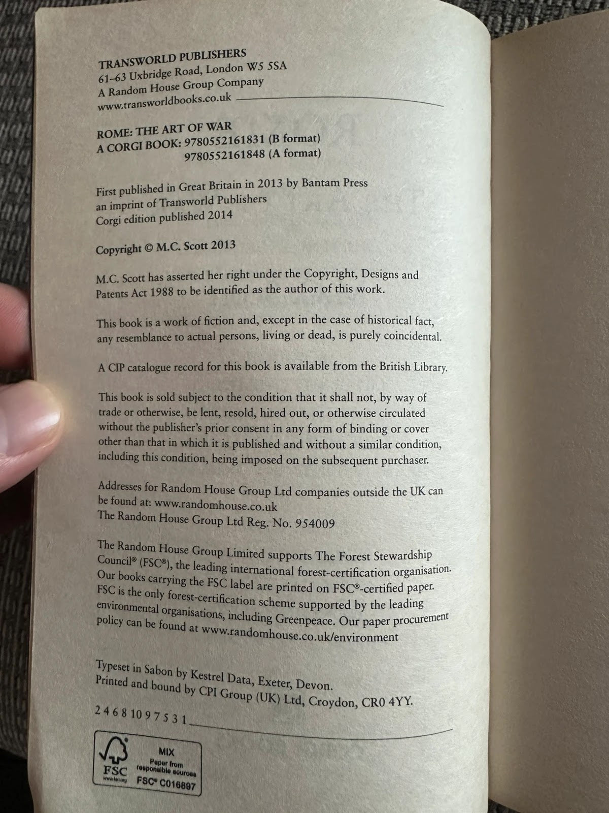 Rome: The Art of War - M. C. Scott