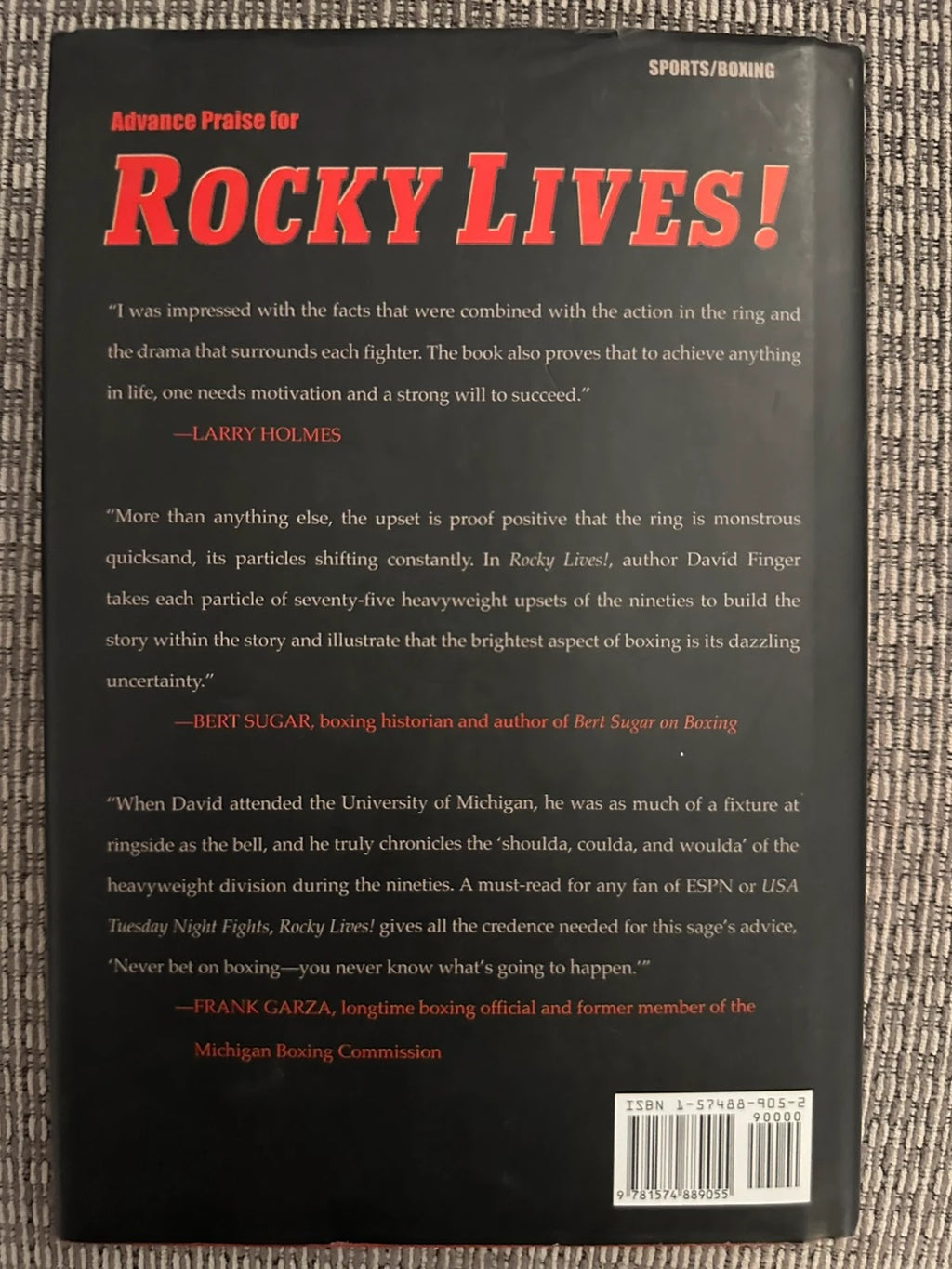 Rocky Lives! Heavyweight Boxing Upsets of the 1990s - David E Finger
