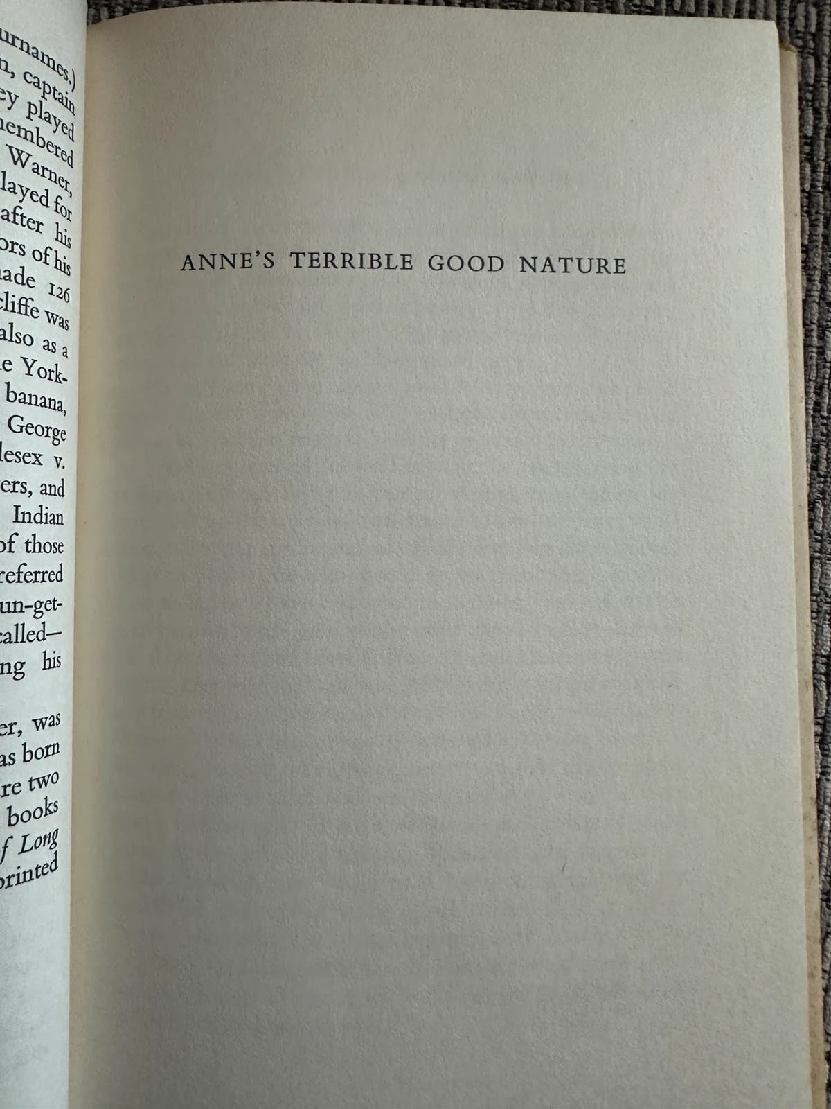 Vintage Anne’s Terrible Good Nature E V Lucas 1970 Hardback Gollancz