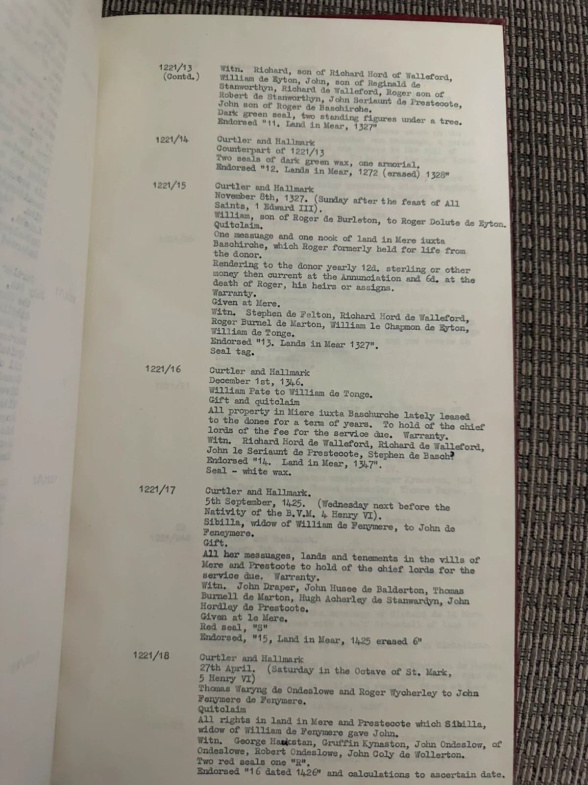 Vintage Shropshire Archive - The Mere Baschurch - Local History Genealogy