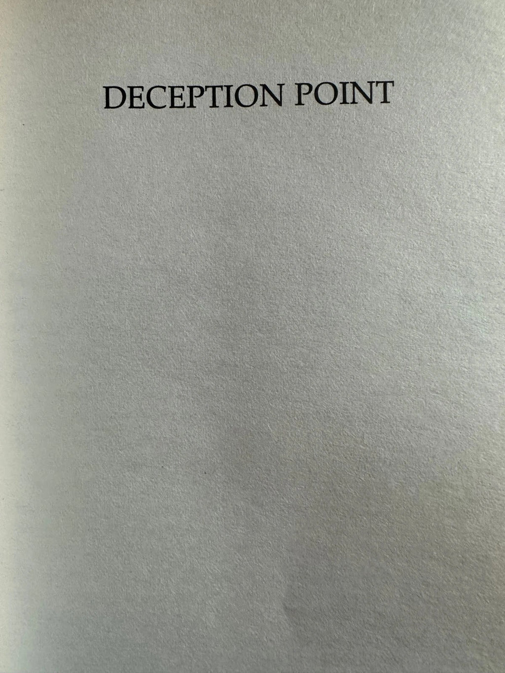 Deception Point - Dan Brown