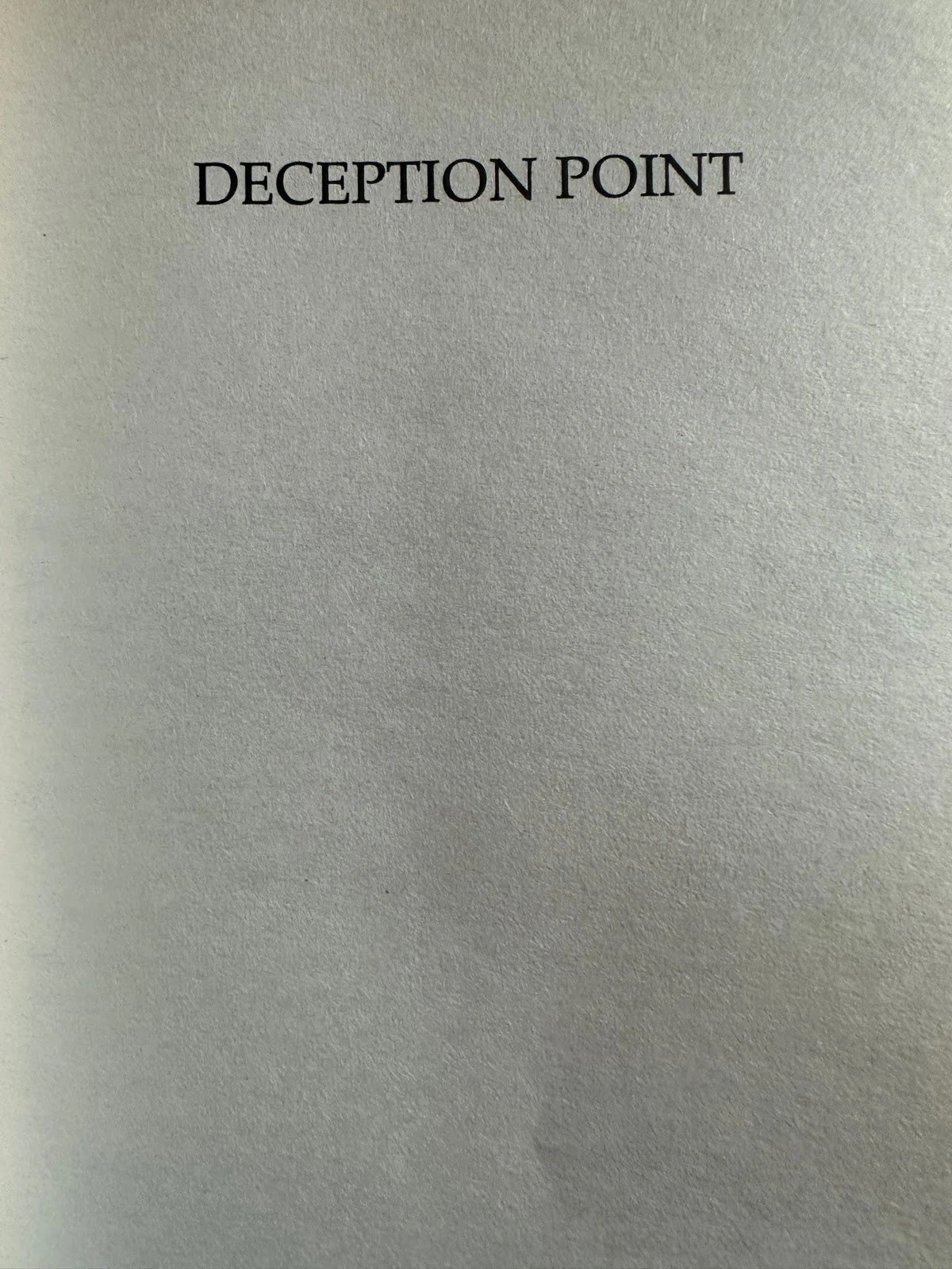 Deception Point - Dan Brown
