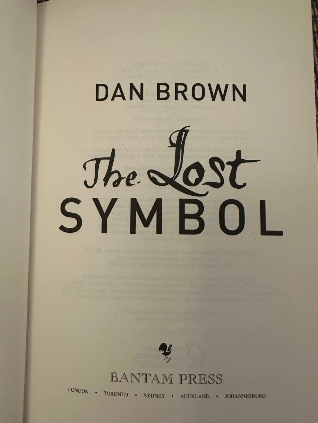 The Lost Symbol - Dan Brown