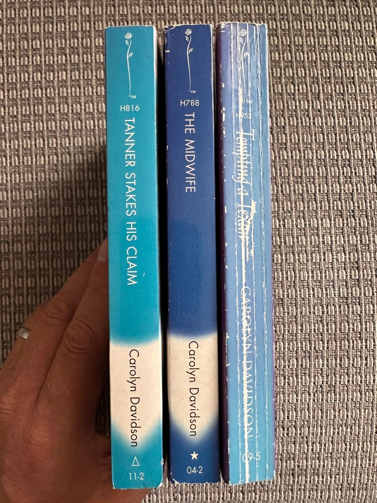 Carolyn Davidson Historical Romance Bundle x3 - Mills & Boon Paperbacks - Carolyn Davidson
