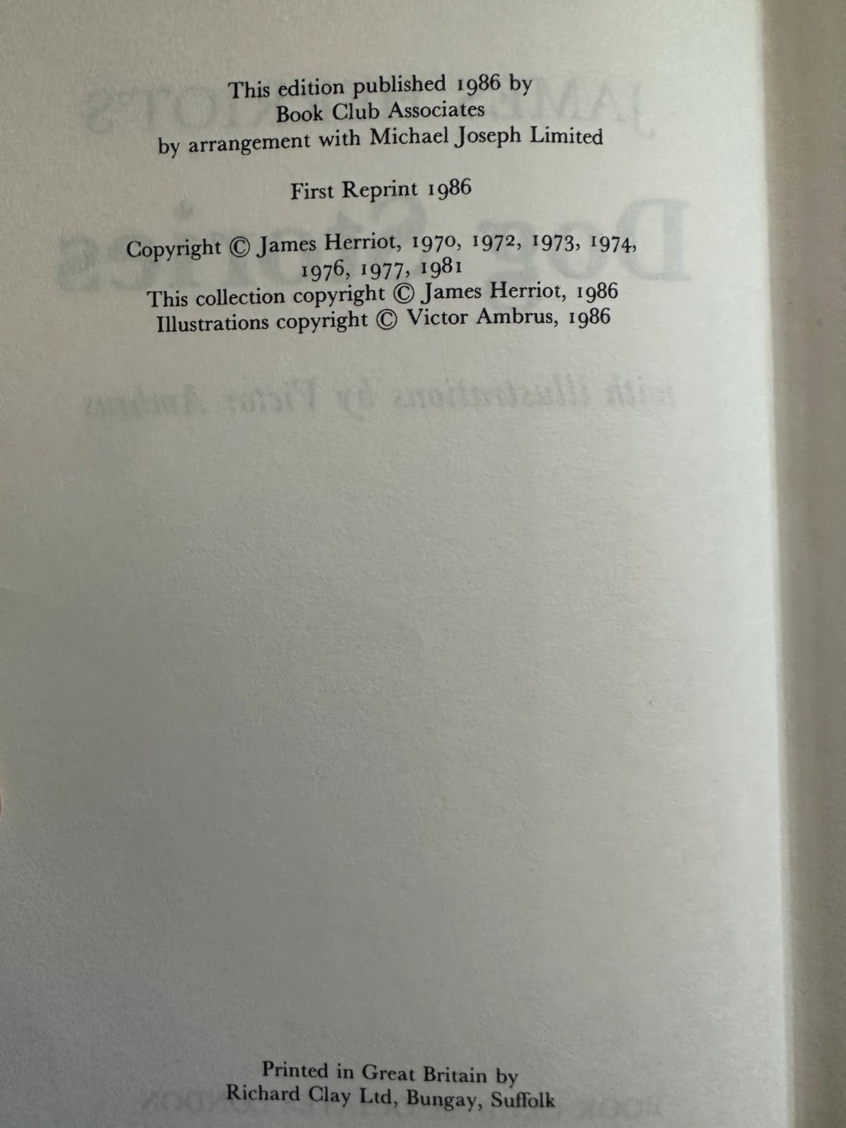 James Herriot's Dog Stories - James Herriot