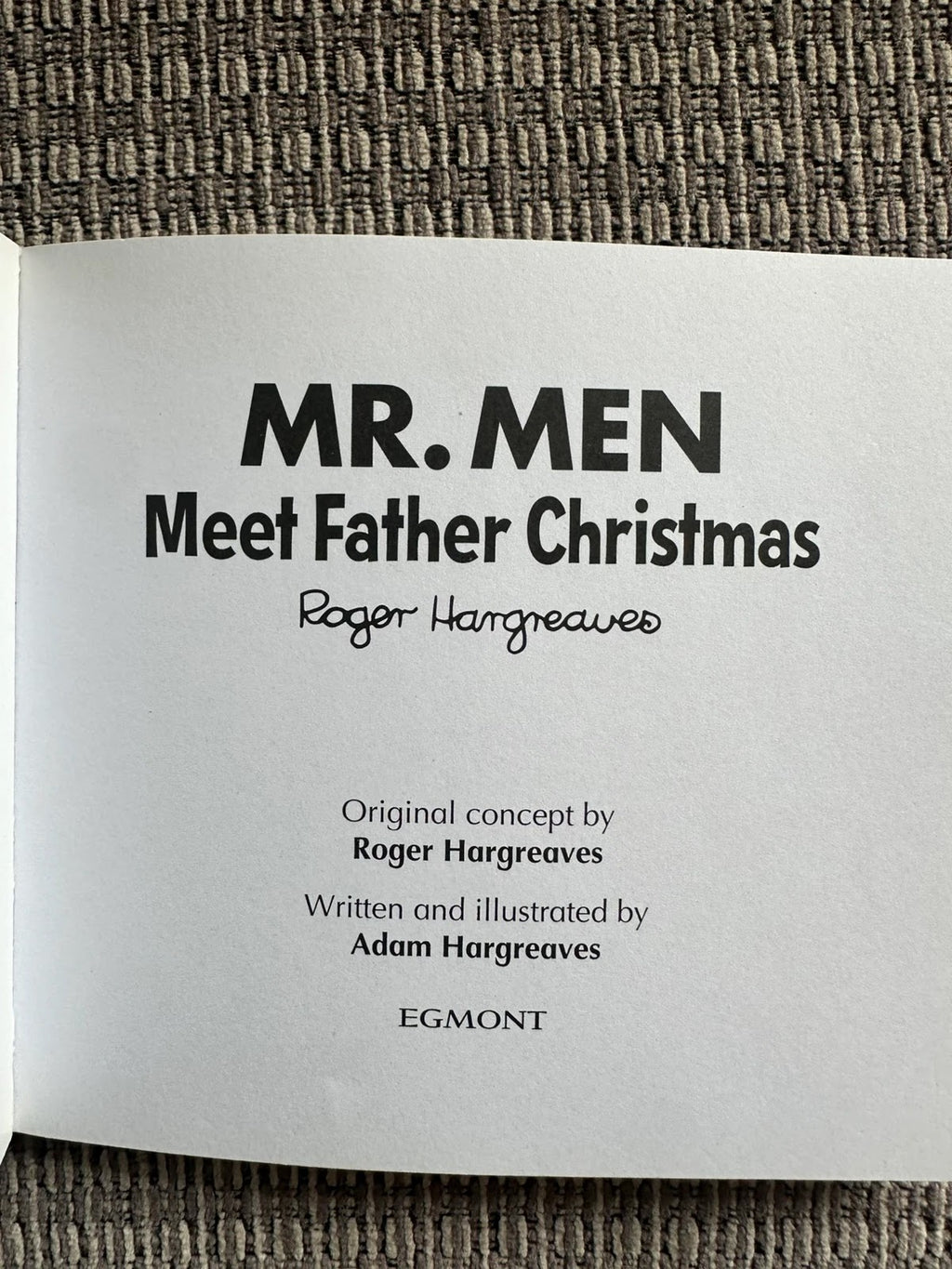 Mr Men Meet Father Christmas - Roger Hargreaves